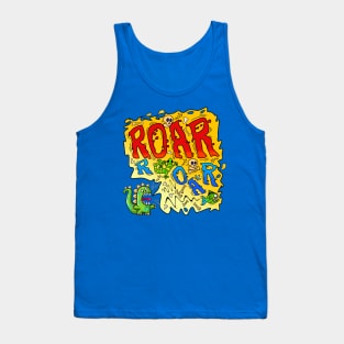 Small Dino Big Roar Tank Top